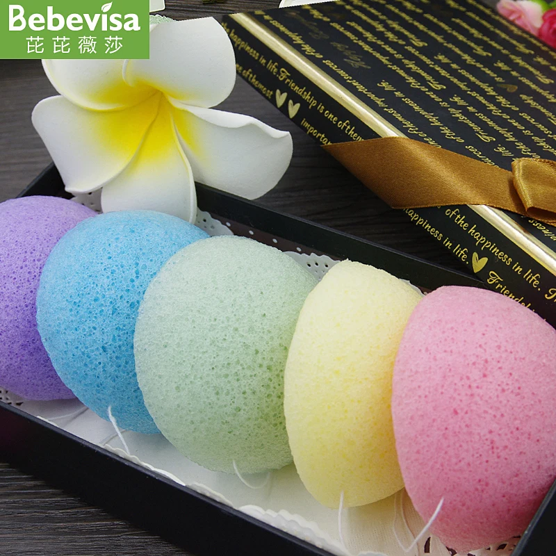 Bebevisa органический зеленый чай половина шара ванная душевая щетка подтягивающая разглаживающая губка для ухода за кожей лица тела
