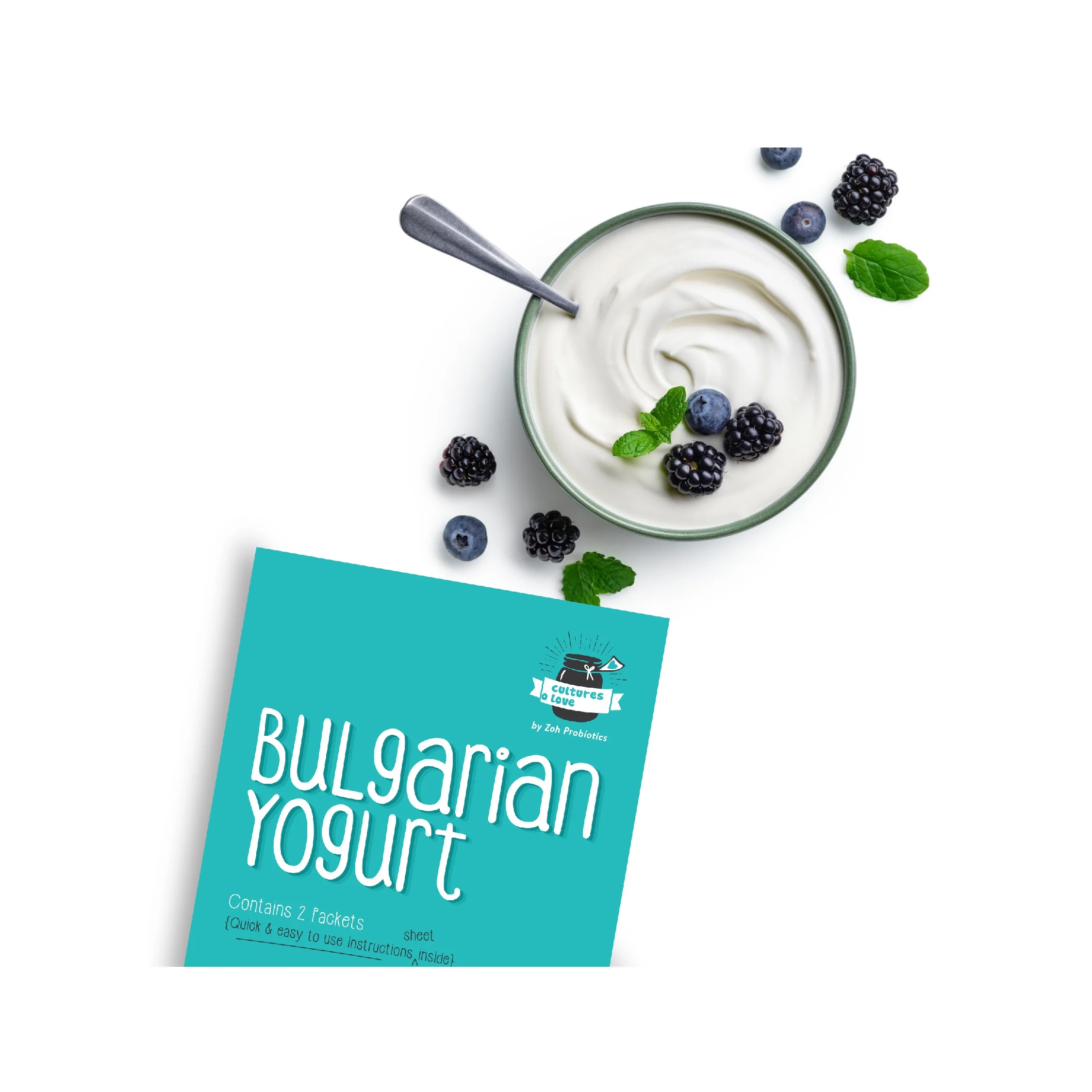 Вкусный порошок биотического болгарского йогурта для улучшения здоровья и фитнеса доступный оптом