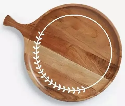 Classic fashionable and classical chopping board for functions and festivals used