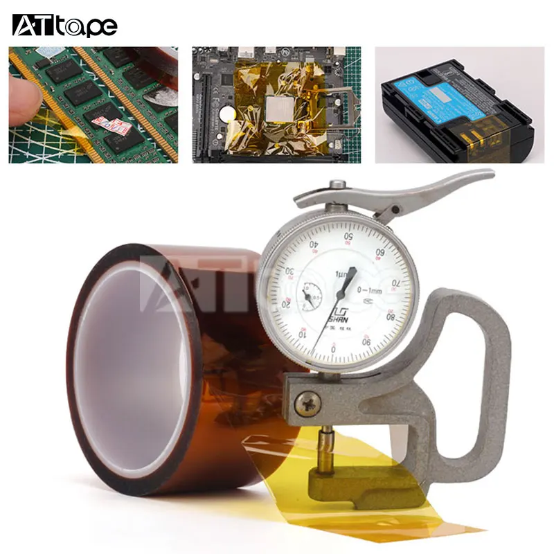 Wholesale High Quality Sublimation Thermal Tape Heat Resistant Polyimide Tape for Delicate Electronics