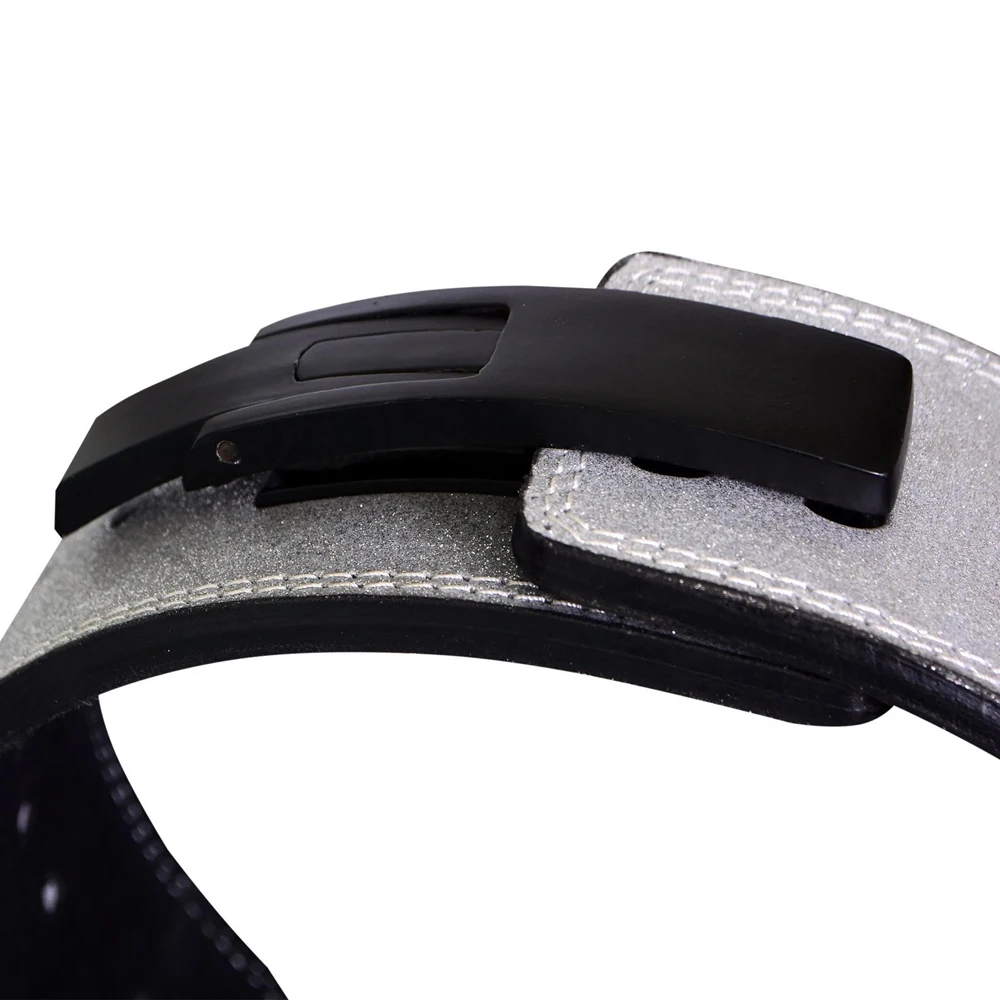 Hot sale Best quality custom grey  lever belt / back support weightlifting lever buckle belt adjustable