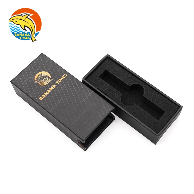 Custom your brand paper packaging wholesale gift paper box best quality drawer slide box with window
