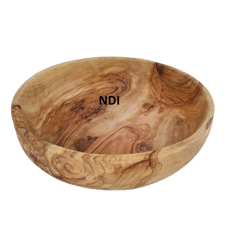 Newest Fish Shape Decorative Popcorn Serving Bowl Home Catering Used Natural Wooden Design Dry Fruit Serving Bowl
