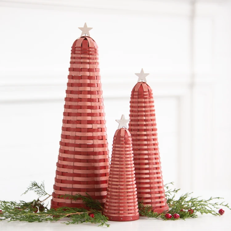 New design with elegent style wooden christmas tree for christmas decoration best quality with comparative price in Vietnam