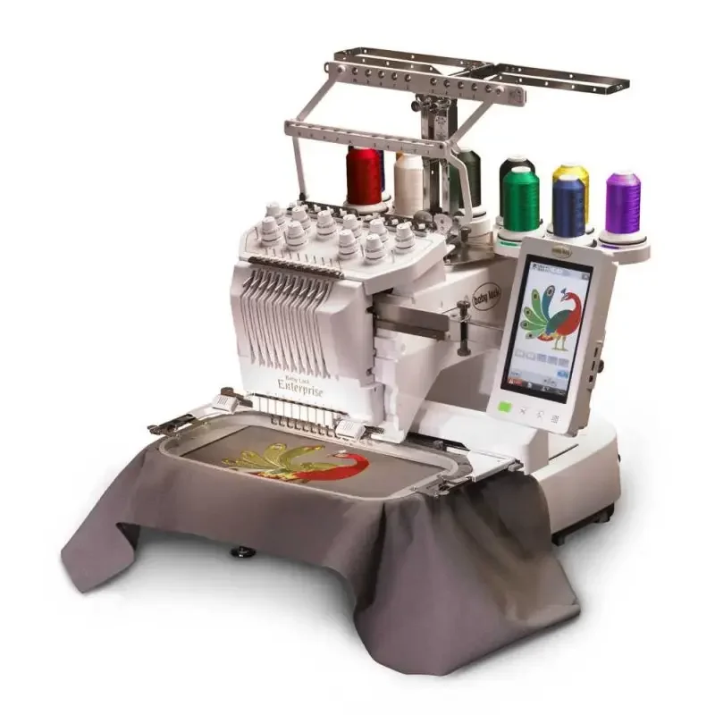 New 100% Original MB-7 M B 7 7 Needle Embroidery Machine Plus Deluxe Bonus Kit Household Mini Sewing Machine Small Automatic