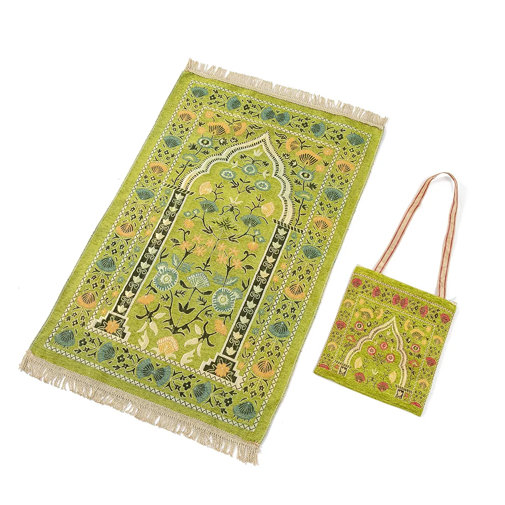 2022 New design Mosque Worship Blanket Islamic Muslim Prayer Rugs For Adults Area Rug  Praying Mat