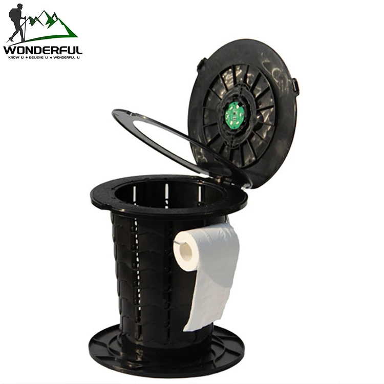 Outdoor Fishing Folding Bus Car Camping Mobile Toilet Adult Children Elderly Plastic Toilet Seat Portable Stool