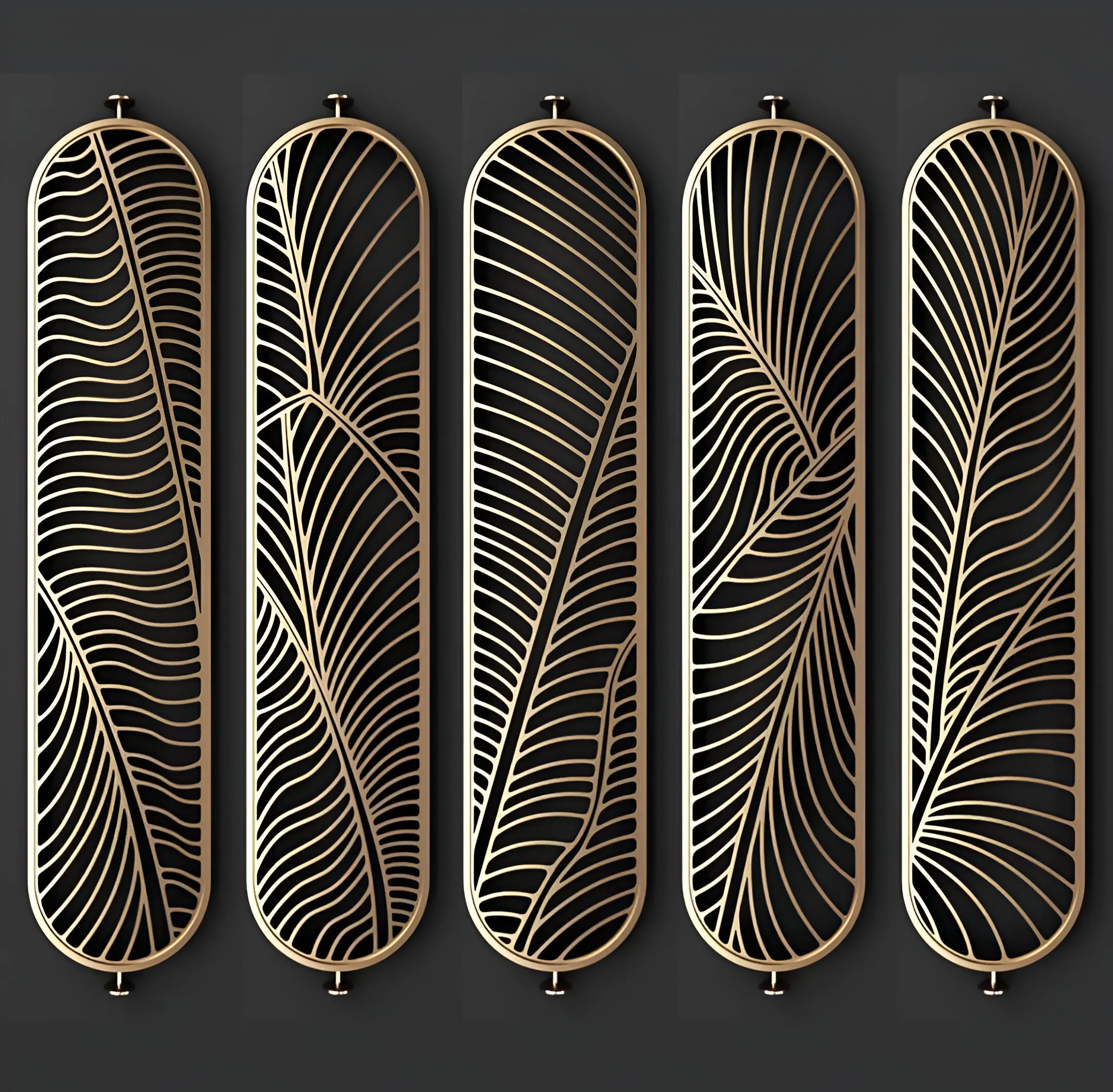 2024 Hot Sale Modern Design CNC Cut Metal Wall Divider High Quality Steel and Aluminium Room Screens Partition Low Price