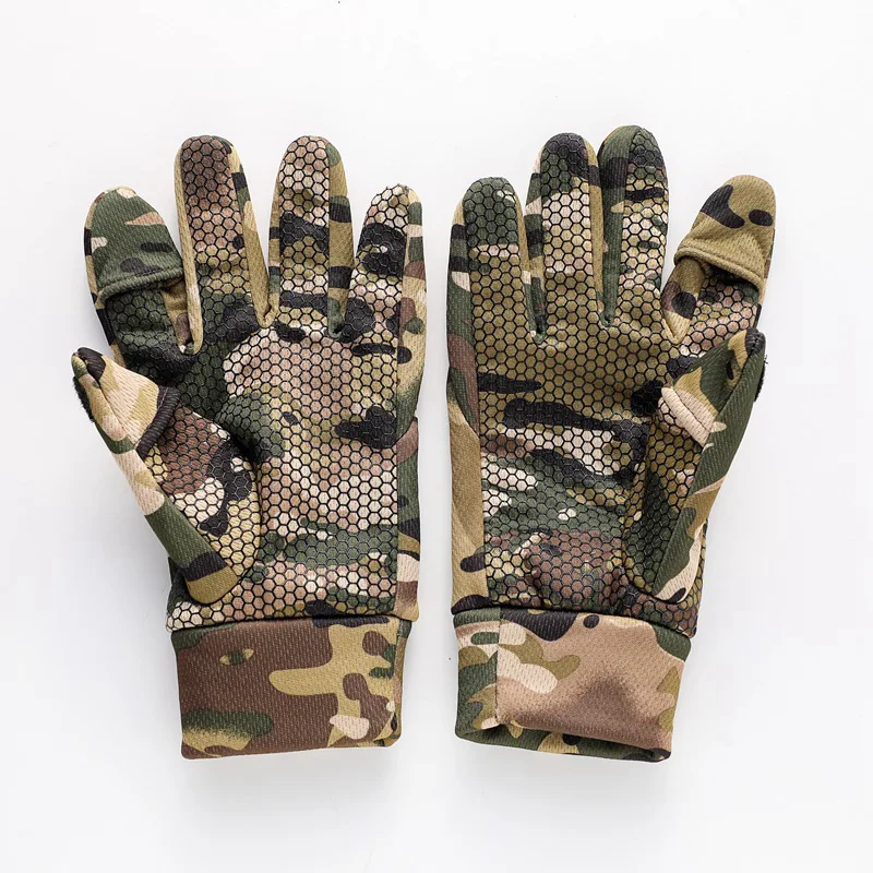 Hunting Anti-Slip Mitts Shooting Camo Hunting Gloves For Outdoor Sport Hunting Gloves Half Finger