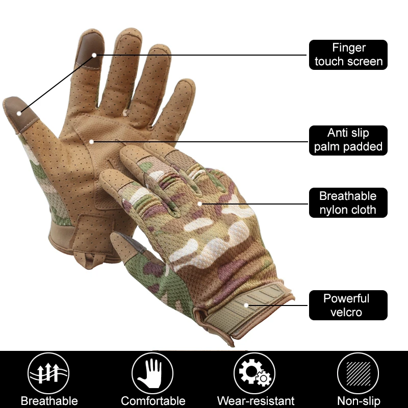 Tactical gloves protect men new high quality men hand protection equipment