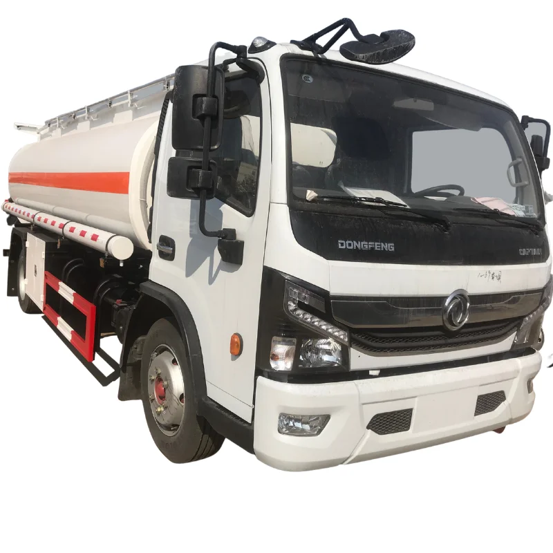 New 10KL DONGFENG captain CUMMINS 125hp fuel refueling tanker truck good price 2500gallons mobile oil dispensing truck new used