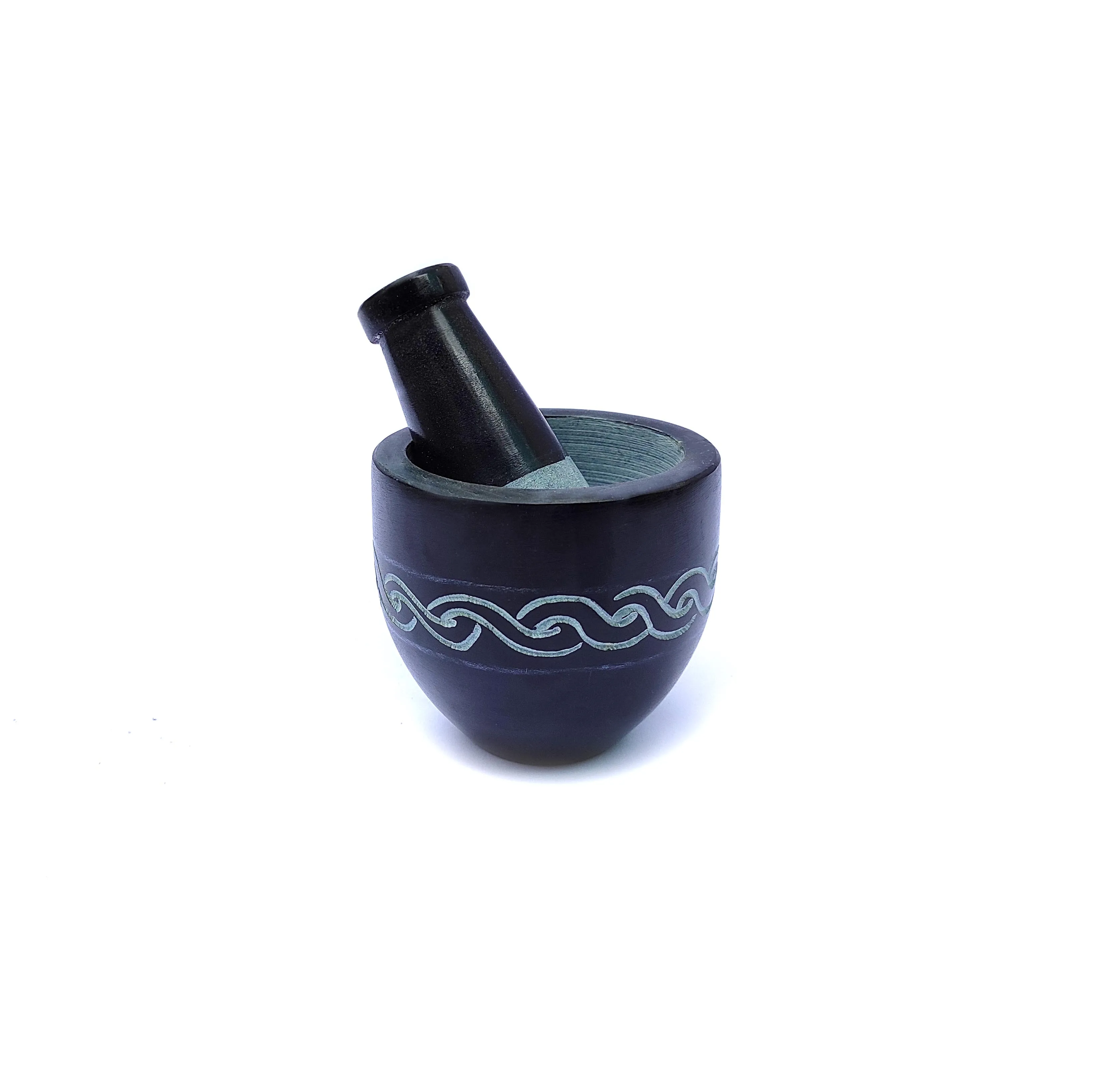 Natural White Marble Grey Black Granite Custom Marble Mortar Pestle Set for Grinding Herbs Spices Garlic Dried Fruit kitchenware