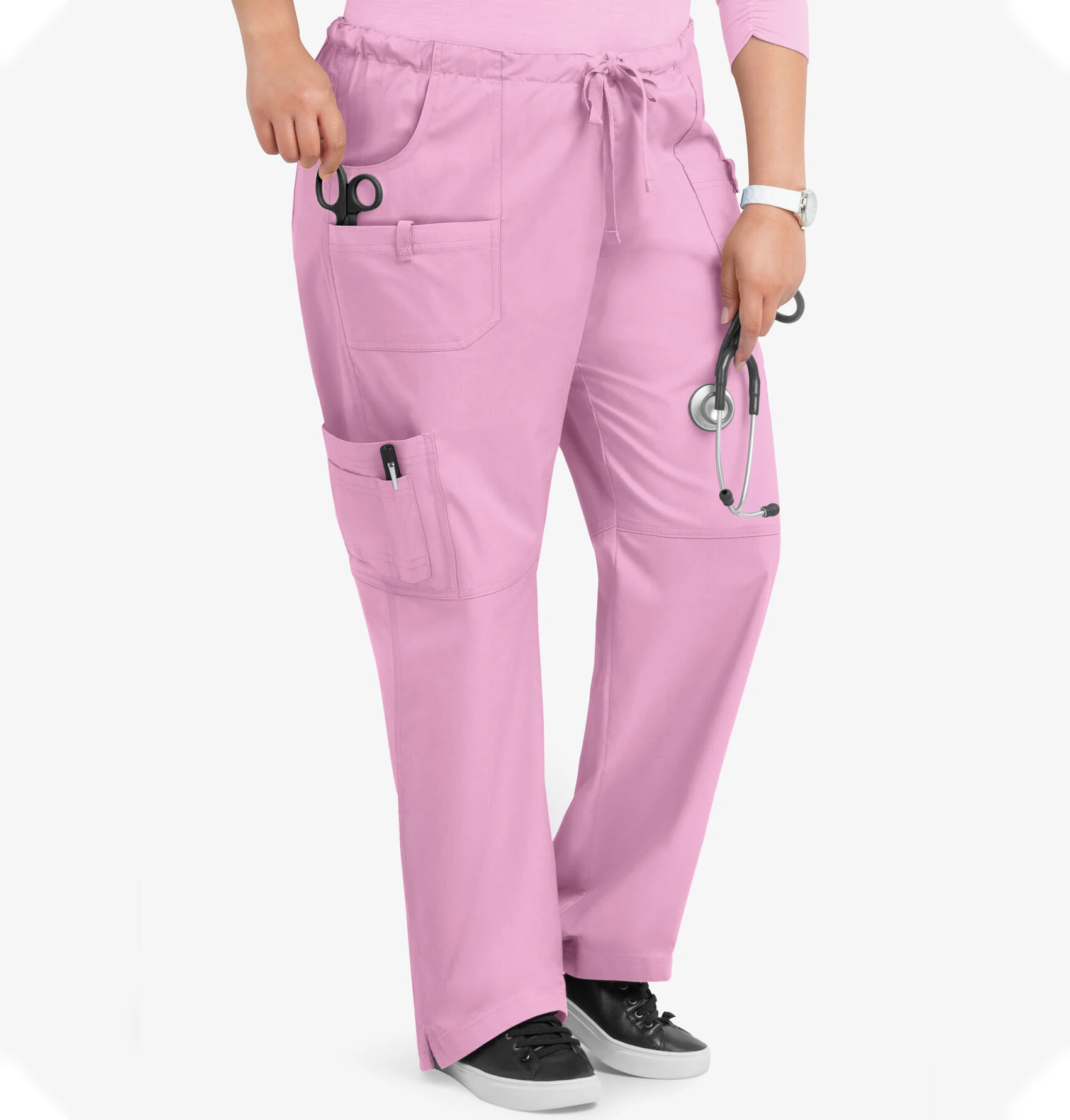 Manufactory Wholesale Customized Scrubs Pants Nursing Hospital Uniforms Woman Solid Color Nurse Scrub Pants