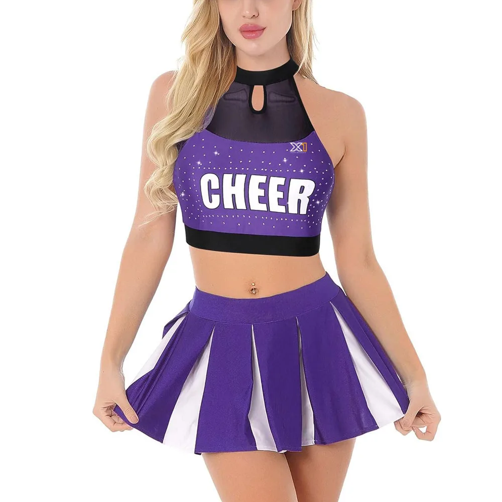 Top selling latest custom printed comfortable size Professional manufacturer Unique design Cheerleading Uniform