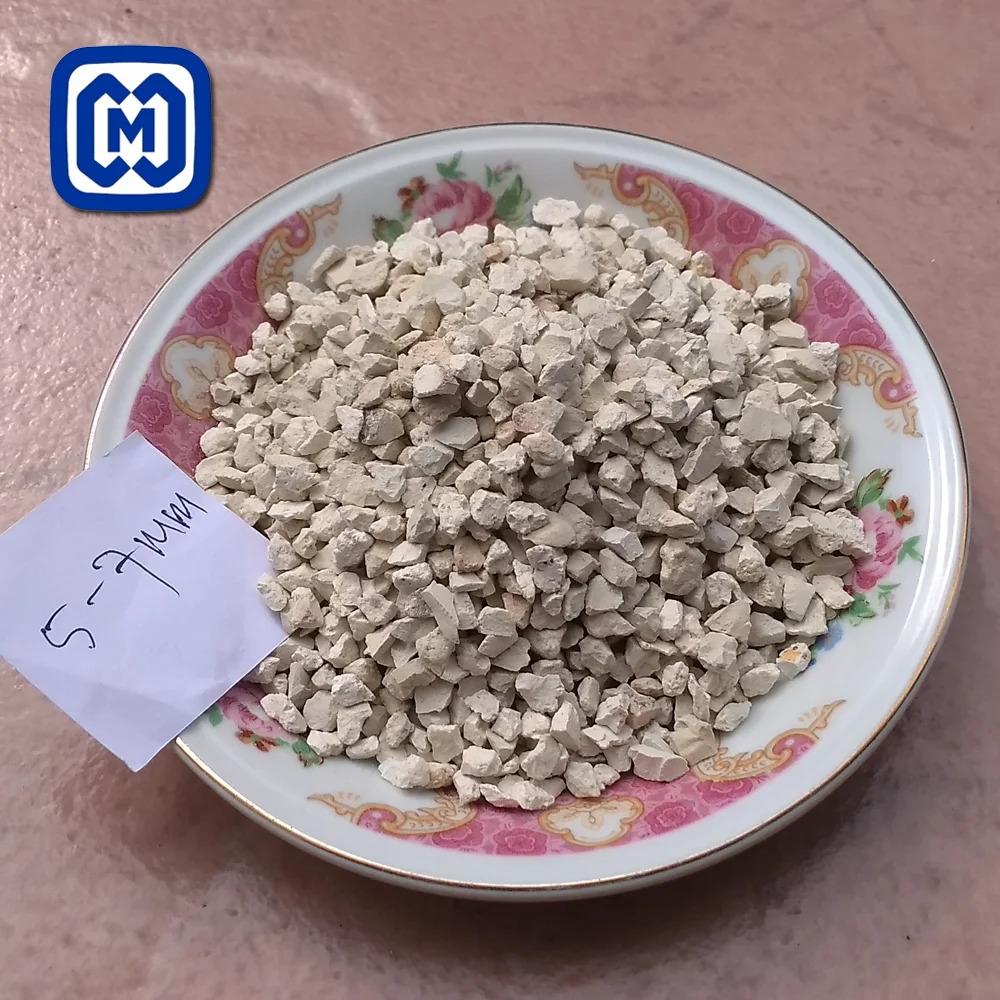 NATURAL ZEOLITE GRAVEL SIZE 5-7mm GREAT FOR AGRICULTURE USE BEIGE COLOR HIGH CEC CLINOPTILOLITE VOLCANIC MINERAL CHIP ROCK