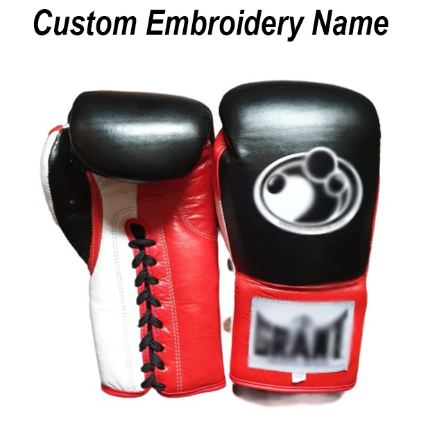 Boxing  Gloves Design Own  Training Black PU Leather Boxing Gloves