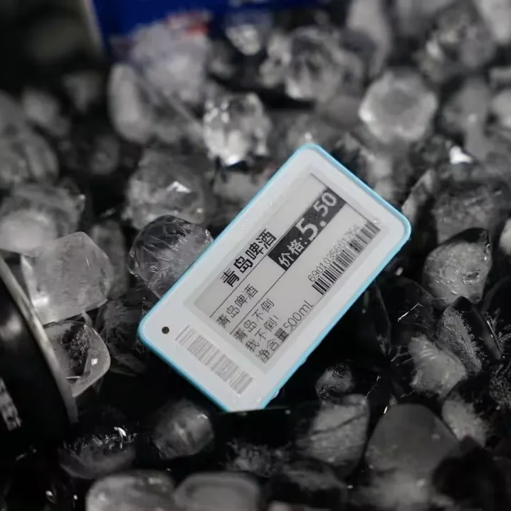 MinewTag CE 2 13 дюймов BLE 5 0 смарт-ценники цифровой электронный бумажный ярлык для морозильной камеры в супермаркете оптом