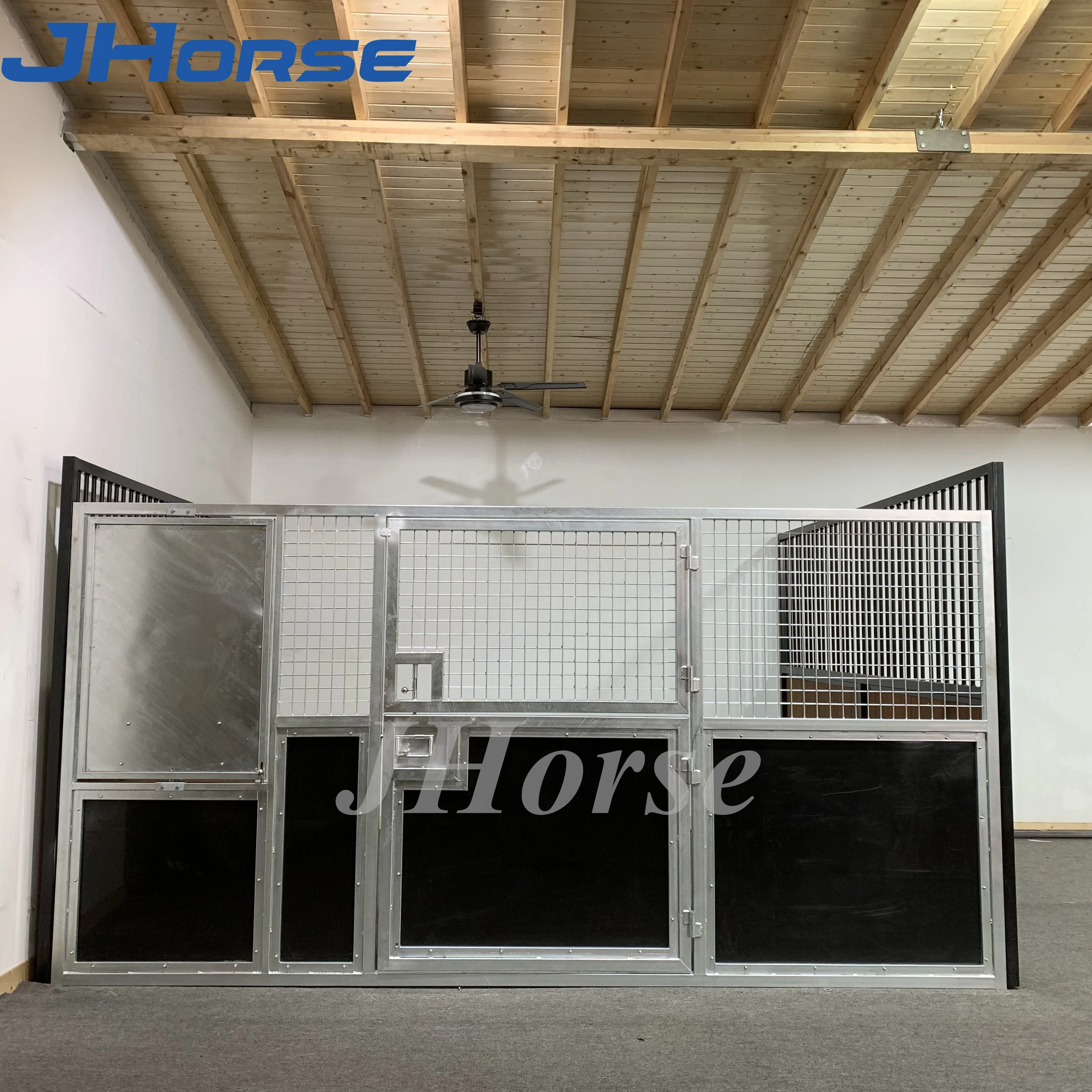 Outdoor portable horse box horse stall fronts with HDPE panel Horse stable sets