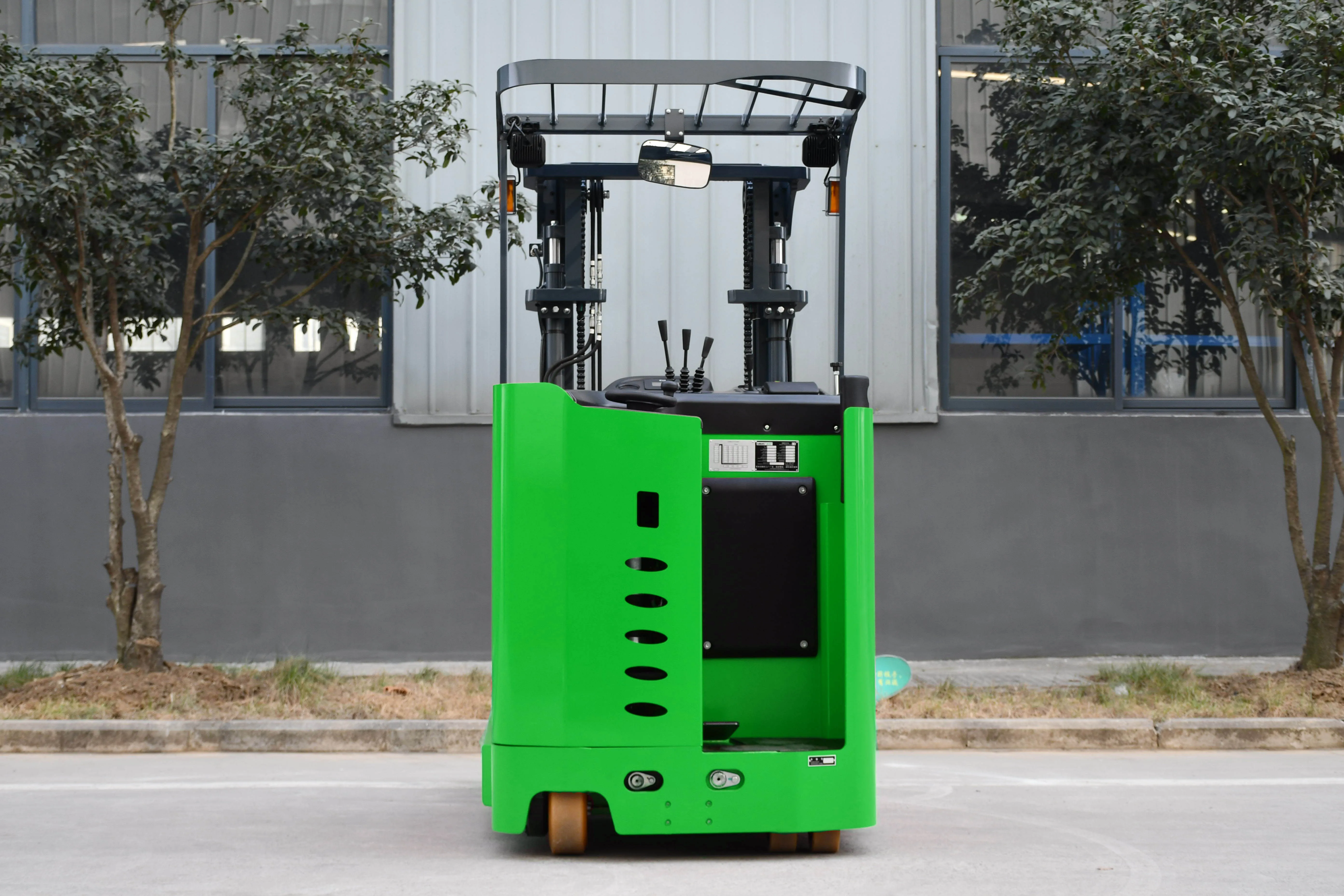 1.5 Ton Narrow Aisle 3 Way Vna Electric Pallet Stacker Tri-lateral Forklift Up To 7 Meters High