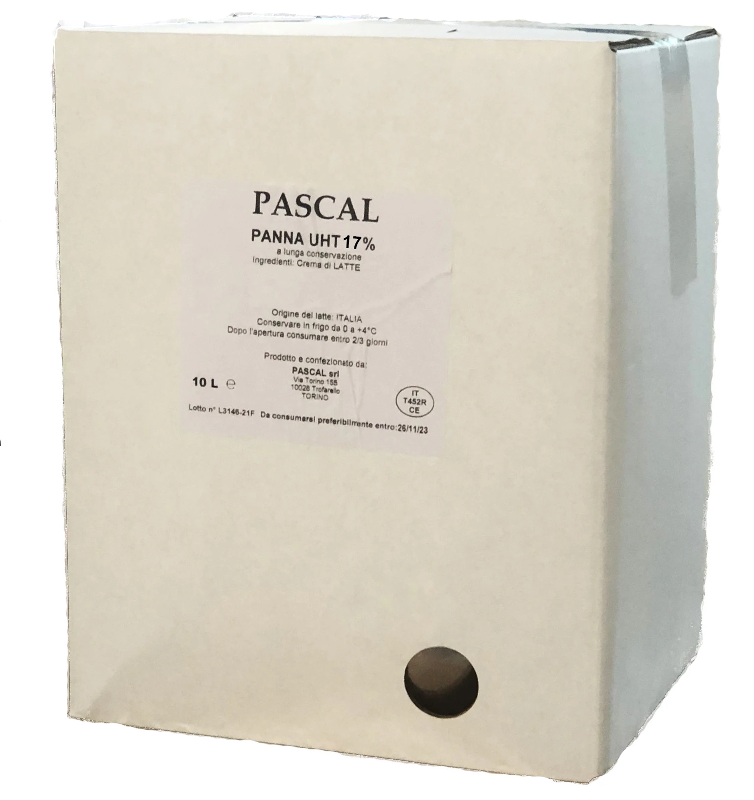 High quality Italian Cooking Cream La panna di Pa 17% Fat Heavy Pure White brick 1L for HORECA and shop