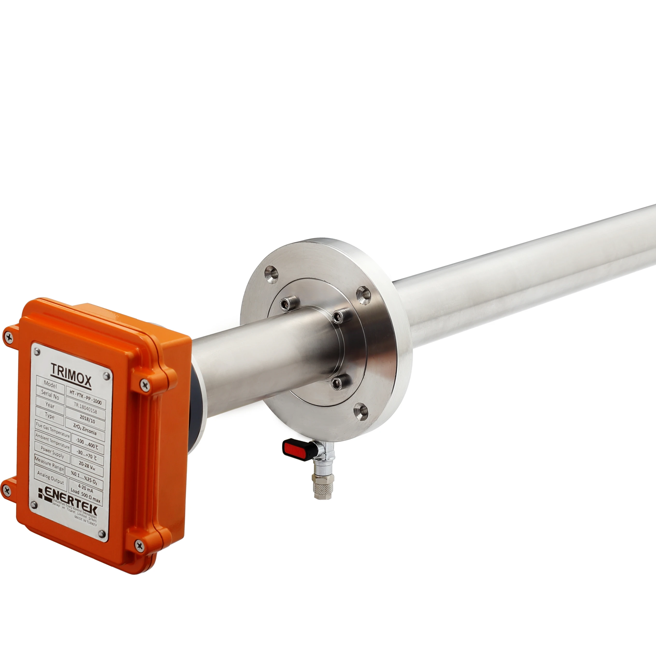 Zirconia XX Oxide Oxygen Analyzer zirconia analyser For Testing O2 Content In Flue Gas  Zirconia Flue Pipe Oxygen Analyzer