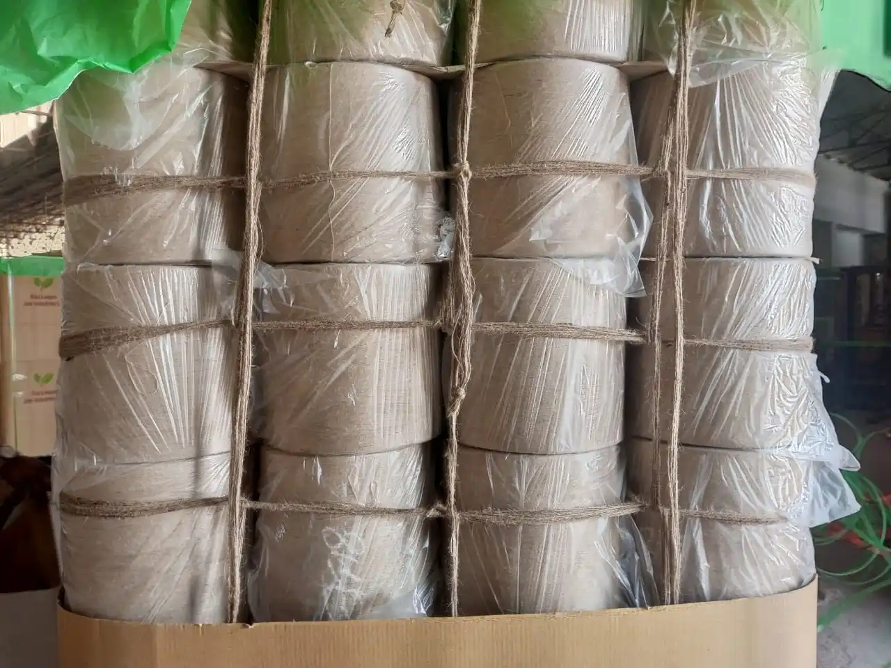 Хорошее качество и Лучшая цена оптовая продажа 100% джутовая пряжа для веревки ориентированная на экспорт веревочная ткань из бангладеш