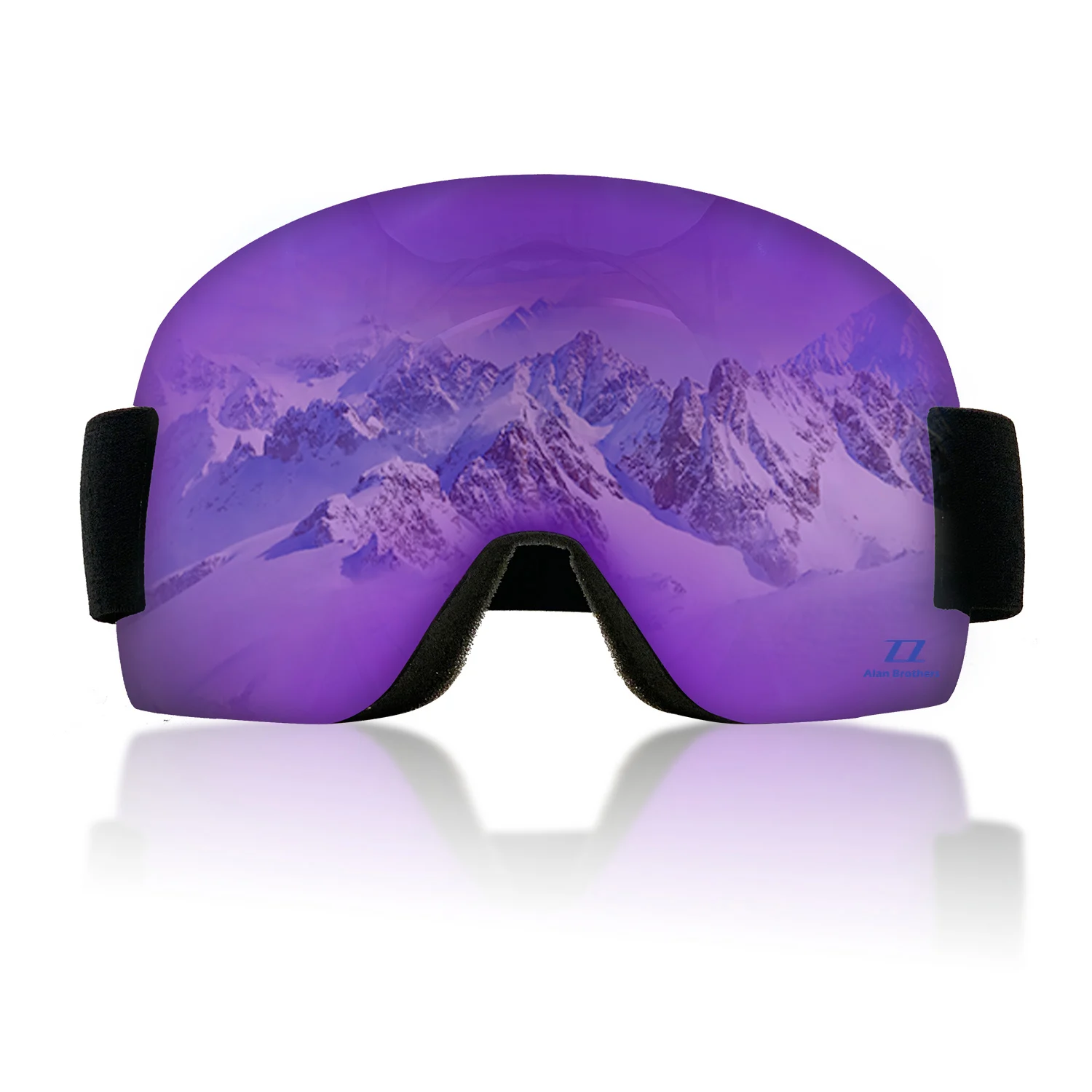 Frameless revo lens Ski Goggles
