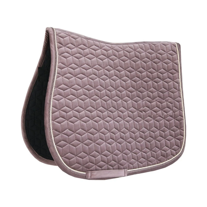 All-Purpose Piped Saddle Pad 2024 New Arrival Horse Riding Quilted Breathable Low Price Customized Equestrian Horse Saddle Pads