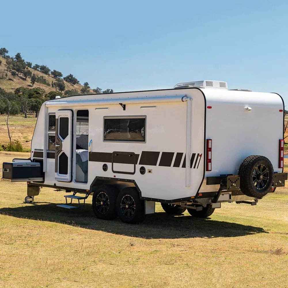 Best Price High Quality 4X4 Off Road Hard Top Camper Travel Trailer Mobile Caravan for Sale