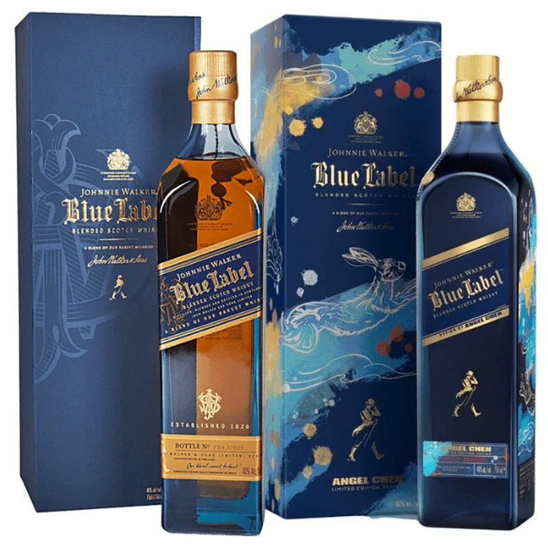 Johnnie Walker Blue Label Виски магазин бутылка коробка оптом упаковки подарка премиум качества виски