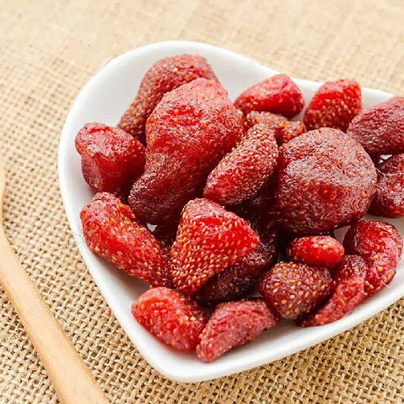 Высококачественная мягкая Сушеная Клубника сладкая здоровая закуска по лучшей цене оптом и в розницу пакет 7 унций