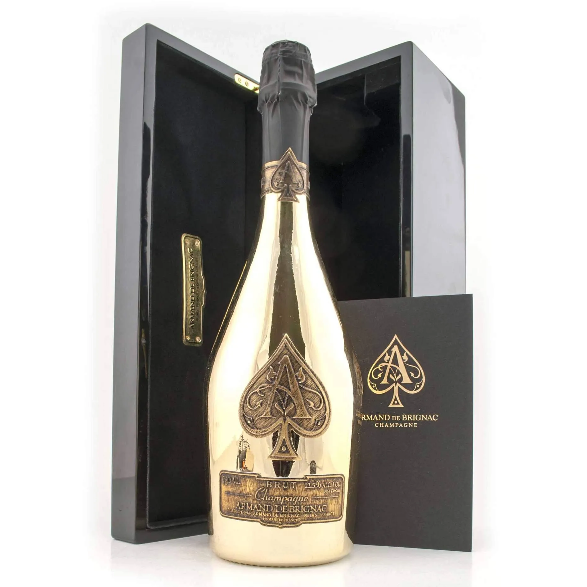 Лидер продаж со скидкой Armand de Brignac Brut Gold 750 мл Ace Of Spades сверкающее вино на