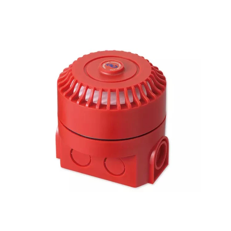 Противопожарной защиты детектор дыма AH-03127-S EN54 сирена пожарной сигнализации электронный эхолот 24V