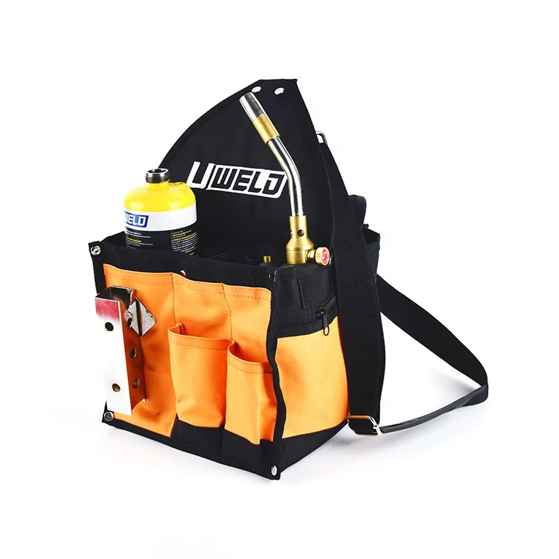 Uweld Oxygen MAPP Torch Portable Gas Welding Kit  Bag Can Hold 4 Bottles