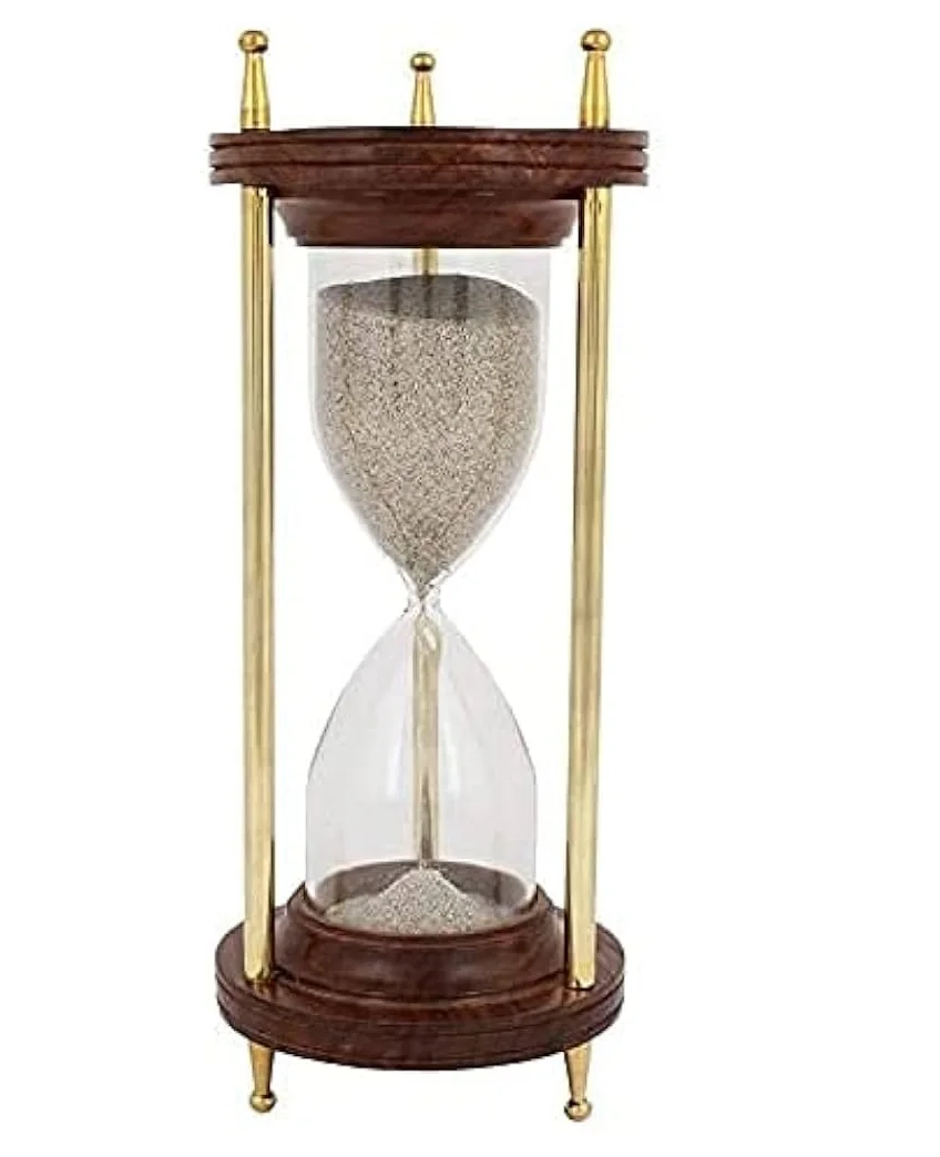 Top Trending Product Hour glass timer Best Selling Home Decor Wooden Sand Timer For home office Use.