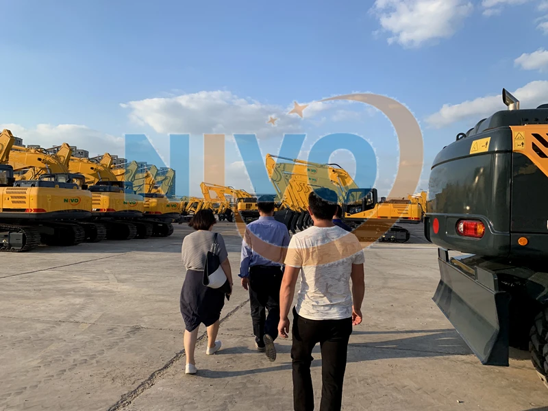 China NIVO High Quality Excavator 9 Ton Diggers hydraulic Crawler Excavators with cummins engine or parts