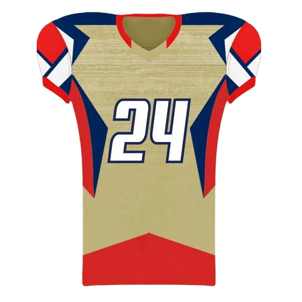 100% Polyester American Football Uniform Jerseys Youth American Football Uniforms For Adult