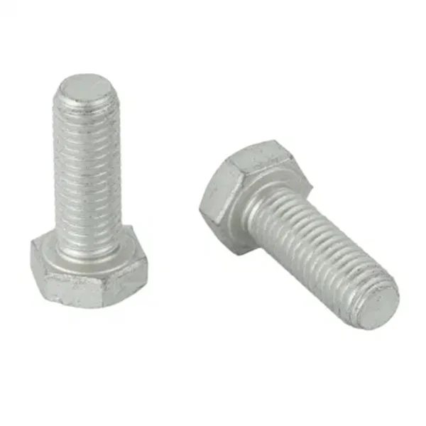 Carbon Steel Galvanized Gr4.8 Fasteners DIN933 DIN 931 DIN 601 Titanium Hexagon Head Bolt Cap Screw Nuts and Hex Bolts