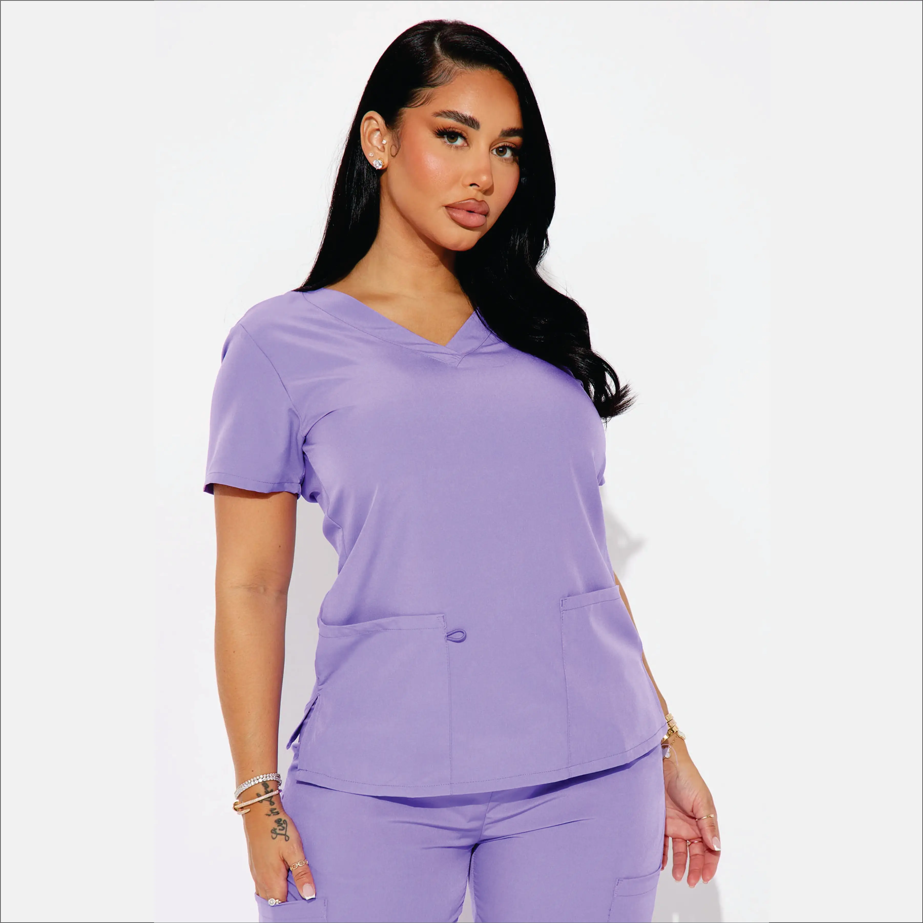 Clinic Scrub Manufacturer Custom Design Wholesale Women Nurse Suit Summer hospital scrubs Low Price Hospital Uniforms Scrub Sets