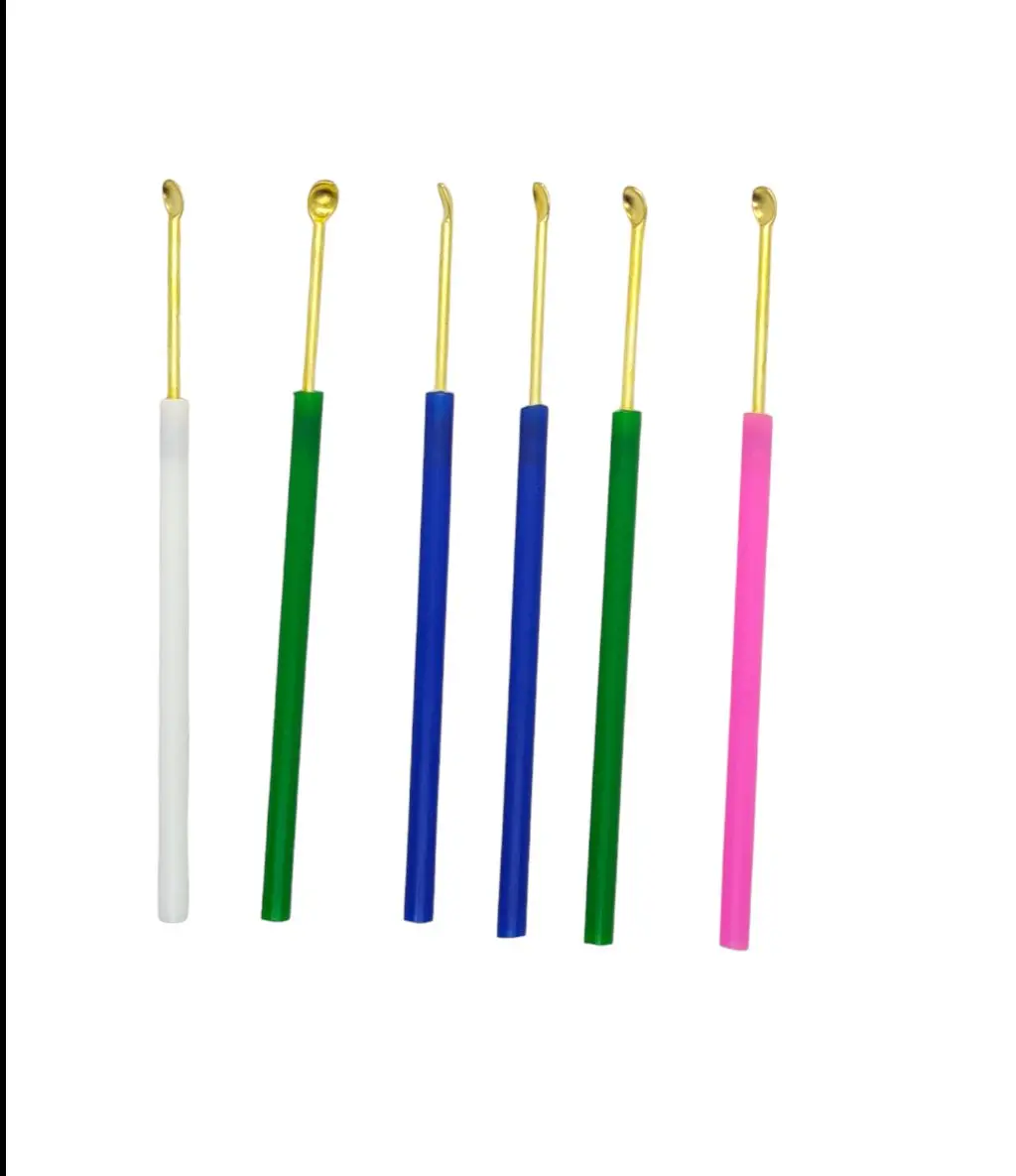 Wholesale Top Sales ear cleaner Brass ear Spoon 12 PCS Set wooden stick beauty equipment other beauty & personal car