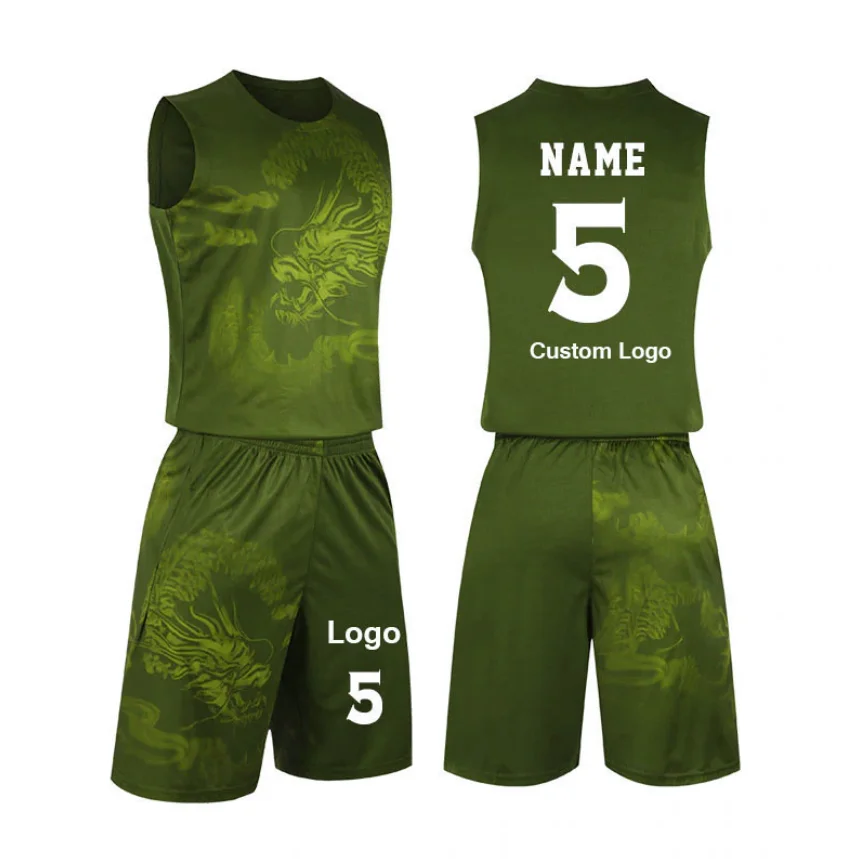 Custom Unique Design High End Quality Cheap Sublimation Quick Dry Basketball Jersey Uniform Men Print OEM Customized