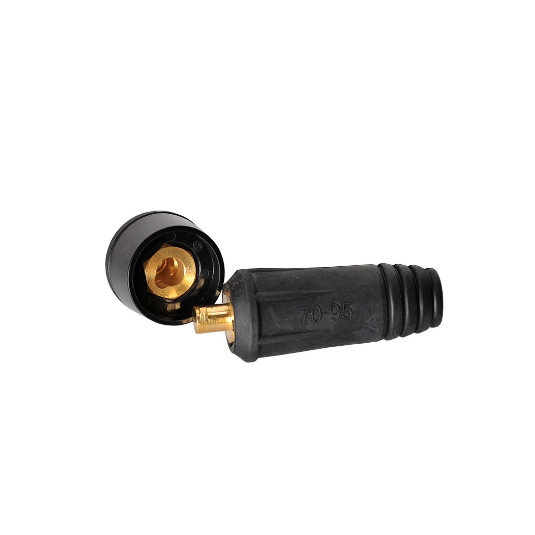 WSD Welding European Cable Joint Quick Connector Dinse-Style 400Amp-500Amp (CK9500) 70-95 welding cable connector 2pcs