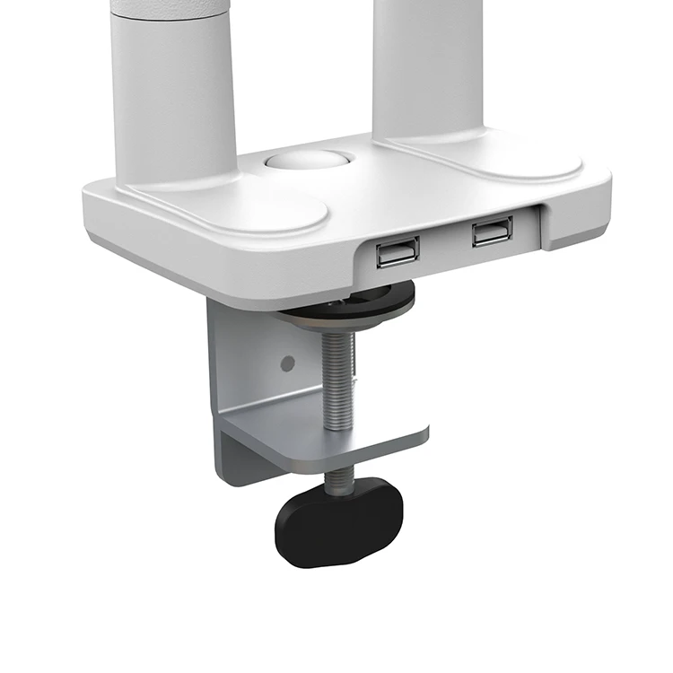 AUK USB Port Flexible Medical Monitor Arm Height Adjustable Monitor Arm China Up To 9 Kg Monitor Arm Mount