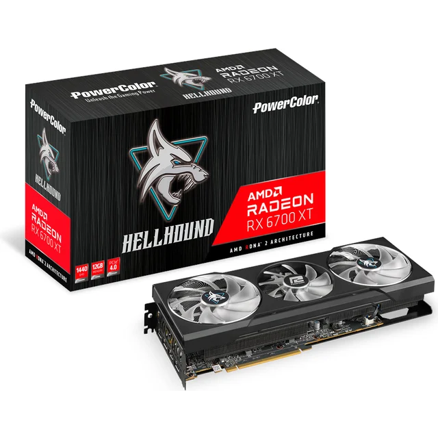 Powercolor reo n RX 6700 XT Hell - hound 12GB готов к отправке