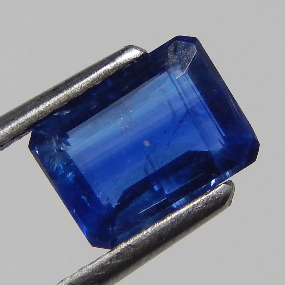 Certified Natural Blue Kyanite Octagon Faceted Gemstone For Jewellery Making