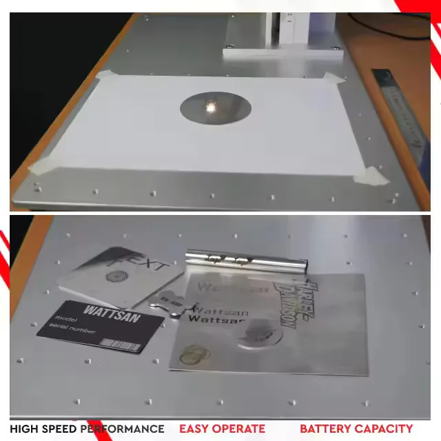 Wattsan FL TT 20w 30w 50w Laser Engraving Machine 50w Fiber Laser Marking Machine Gold and Silver Air Cooling EZCAD 2 Pulsed