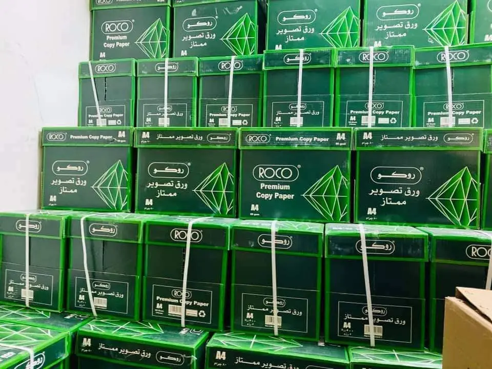 ROCO A4 бумага 80 GSM офисная копировальная 500 листы размер письма/юридический белая