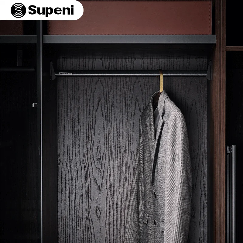 China supplier supeni aluminum wardrobe rail metal wardrobe accessories