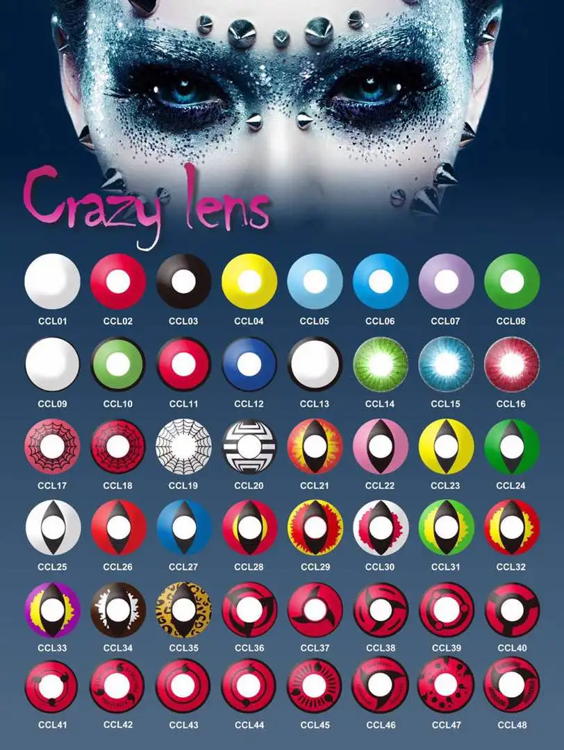 Cosplay Crazy contact Freshtone red Cat funny and cheap Halloween Contacts Lens