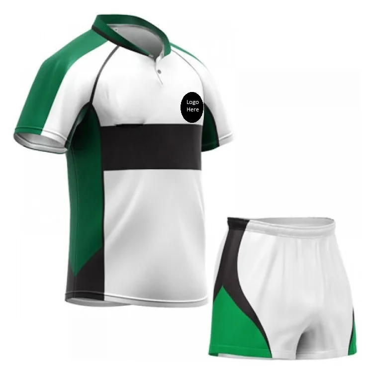 Sport Wear Rugby Uniforms Men OEM Rugby Kits Rugby Shirts Jersey High Quality Sublimation Custom Unisex Uniform